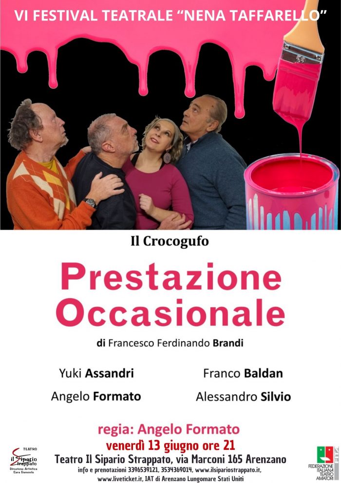 PRESTAZIONE OCCASIONALE - venerdì 13 giugno ore 21